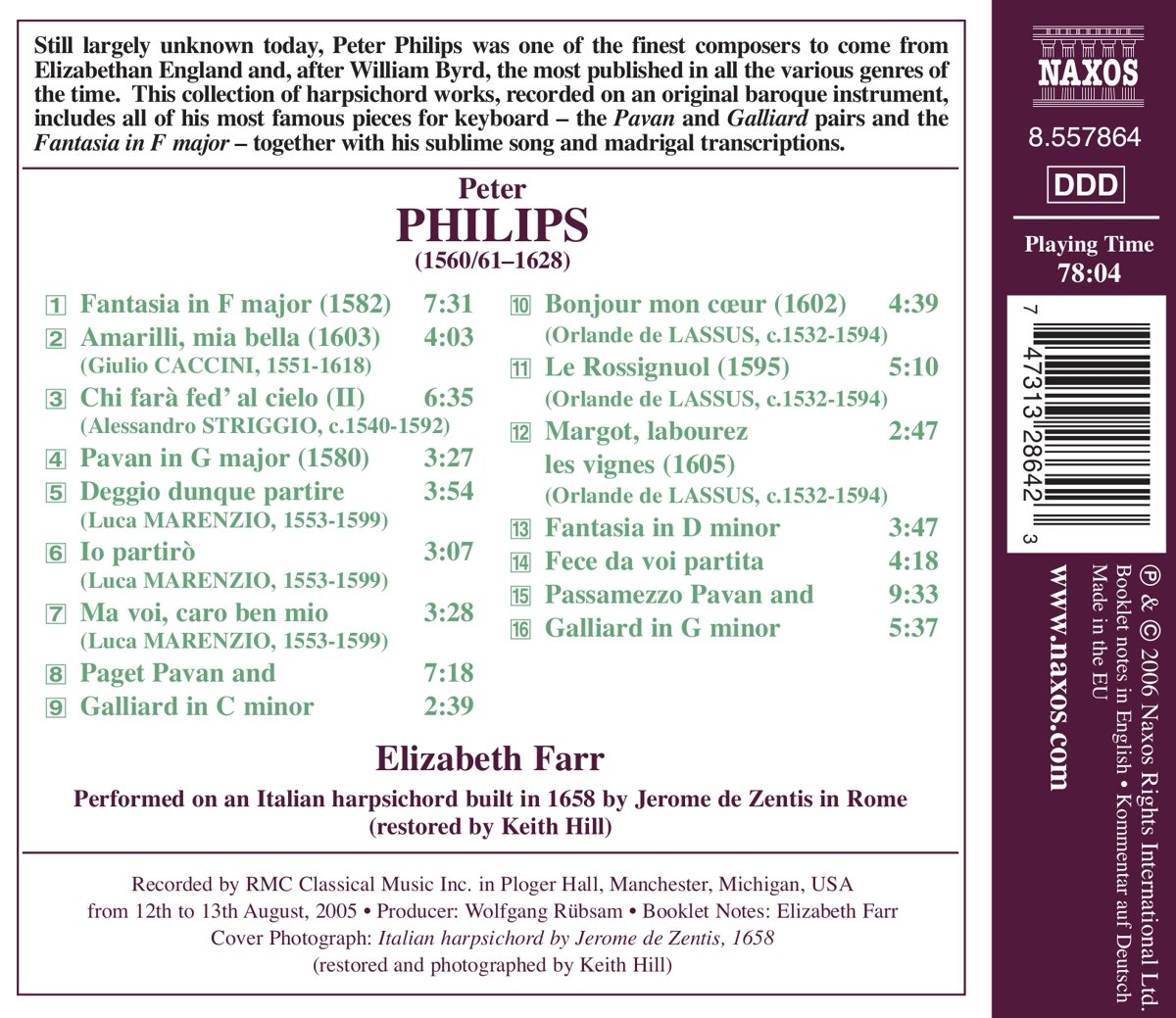 PHILIPS: Harpsichord Works - slide-1