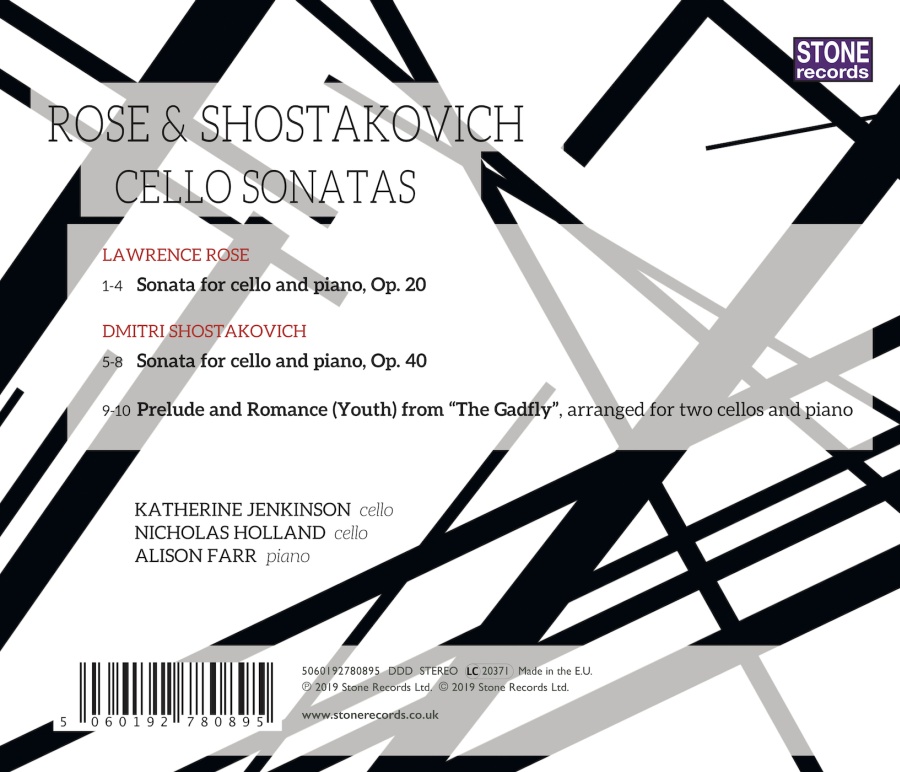 Rose & Shostakovich: Cello Sonatas - slide-1