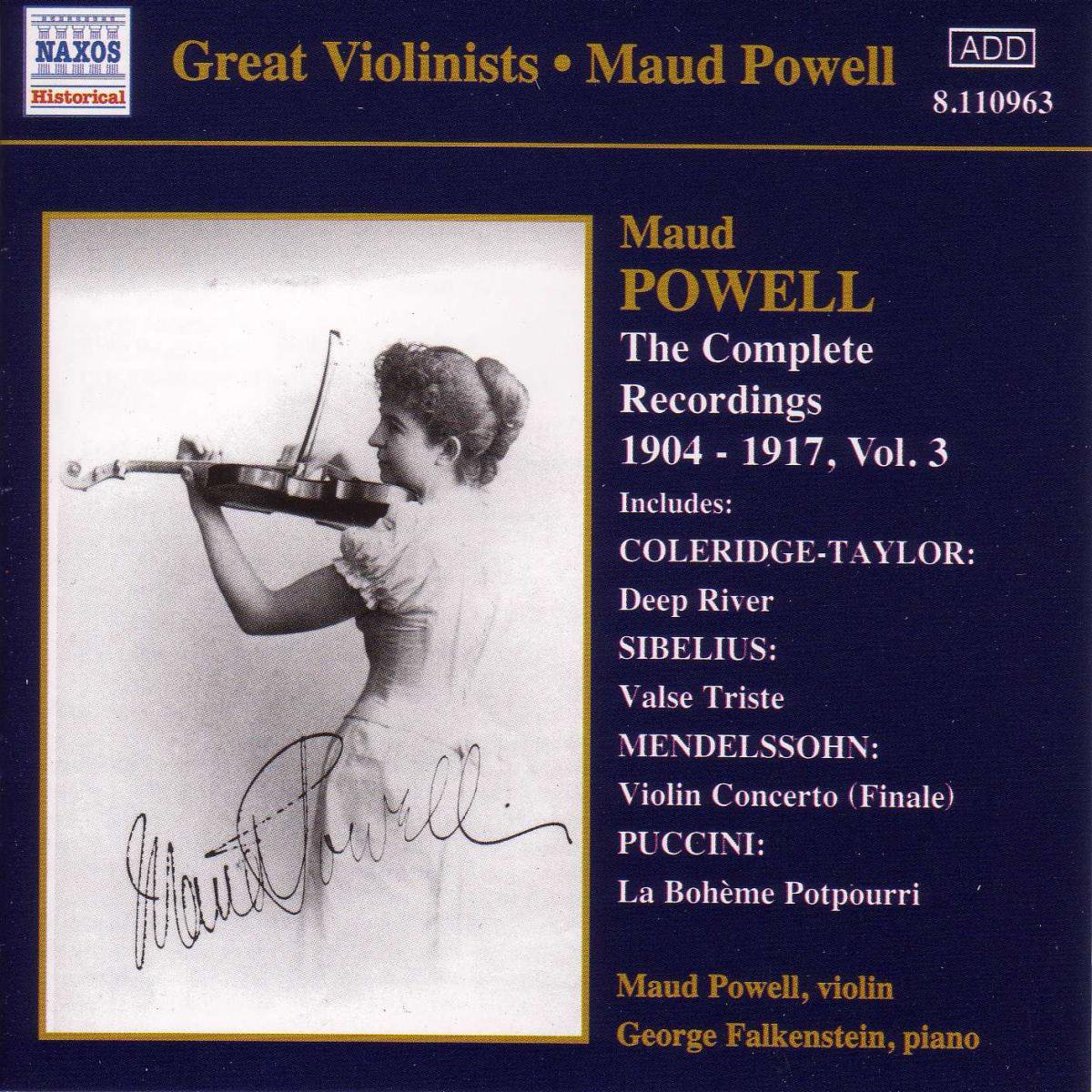 GREAT VIOLINISTS - POWELL vol. 3
