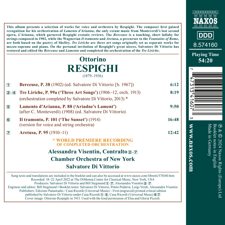 Respighi: Tre Liriche - slide-1