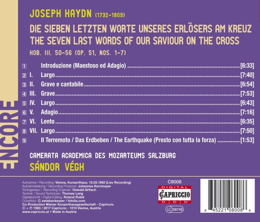 Haydn: The Seven Last Words - slide-1