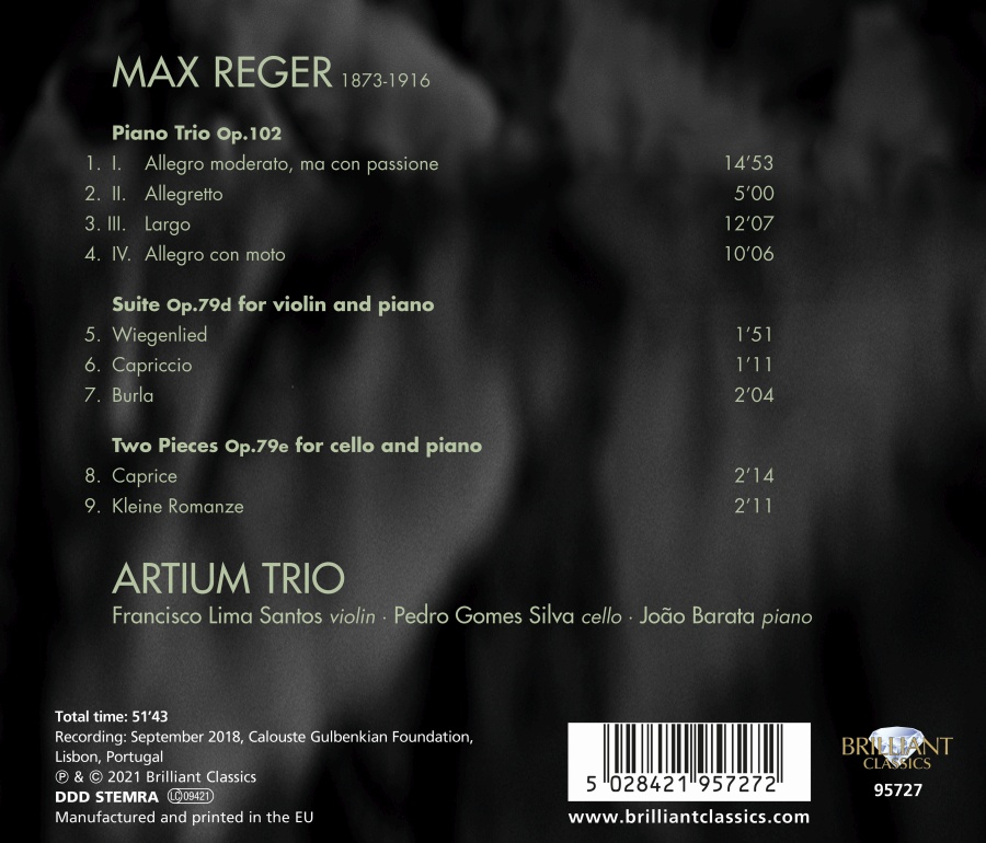 Reger: Piano Trio Op. 102 - slide-1