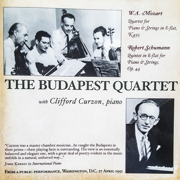 Mozart: Piano Quartet / Schumann: Piano Quintet
