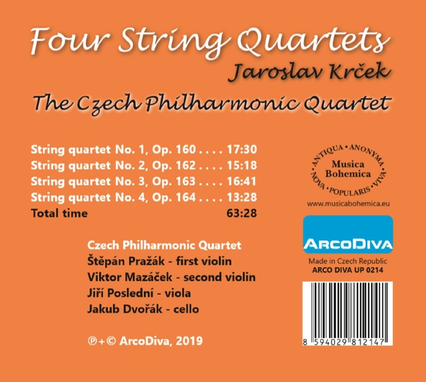 Krcek: Four String Quartets - slide-1