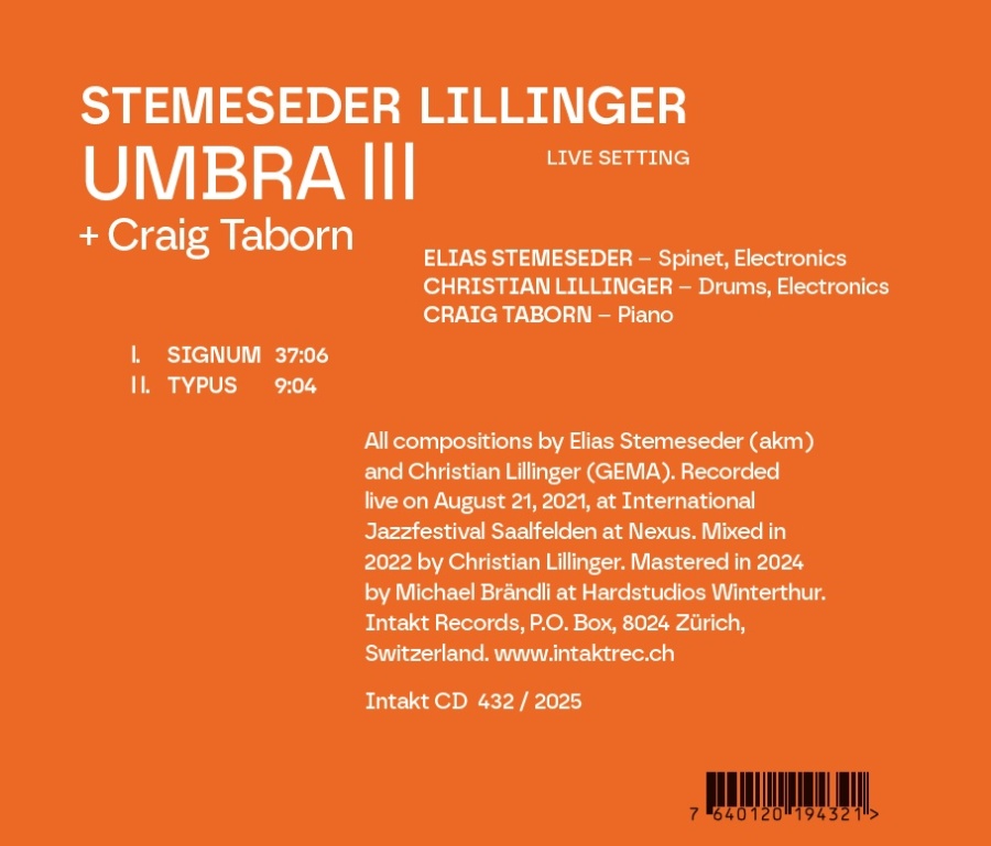 Stemeseder & Lillinger: Umbra III - slide-1