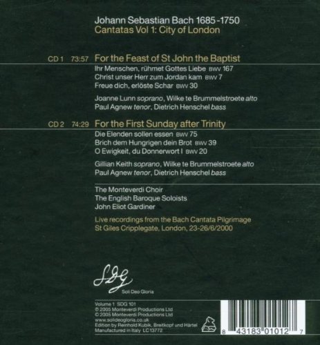 Bach J.S; : Cantatas Vol. 1 / Gardiner - slide-1