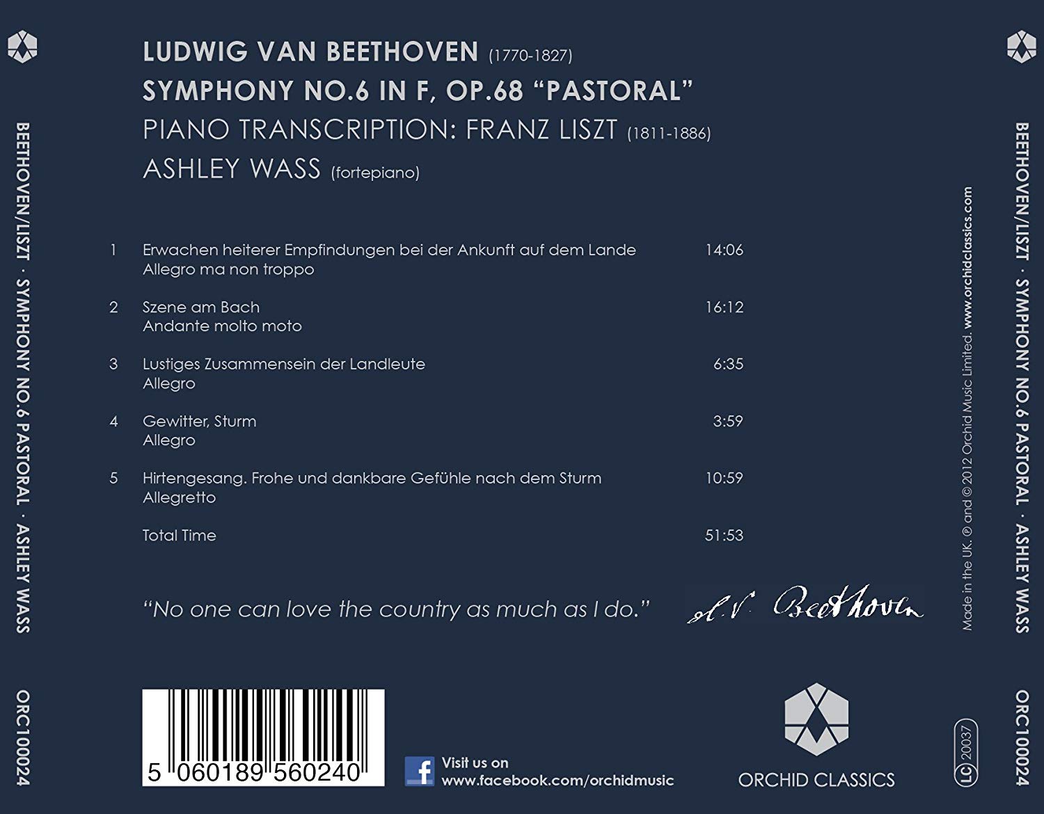 Beethoven (transcribed Liszt): Symphony No. 6 “Pastoral” - slide-1