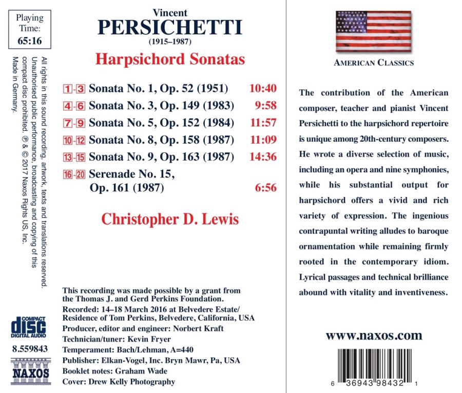 Persichetti: Harpsichord Sonatas - slide-1