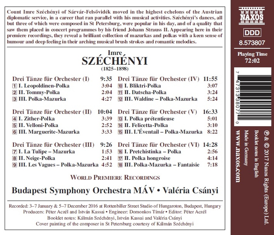 Széchényi: Complete Dances for Orchestra - slide-1