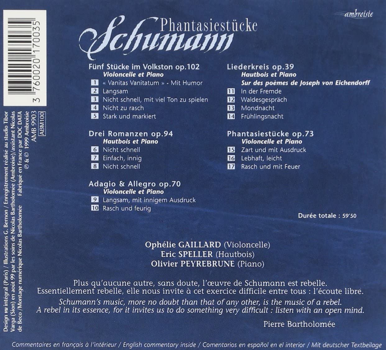 Schumann: Phantasienstucke - slide-1
