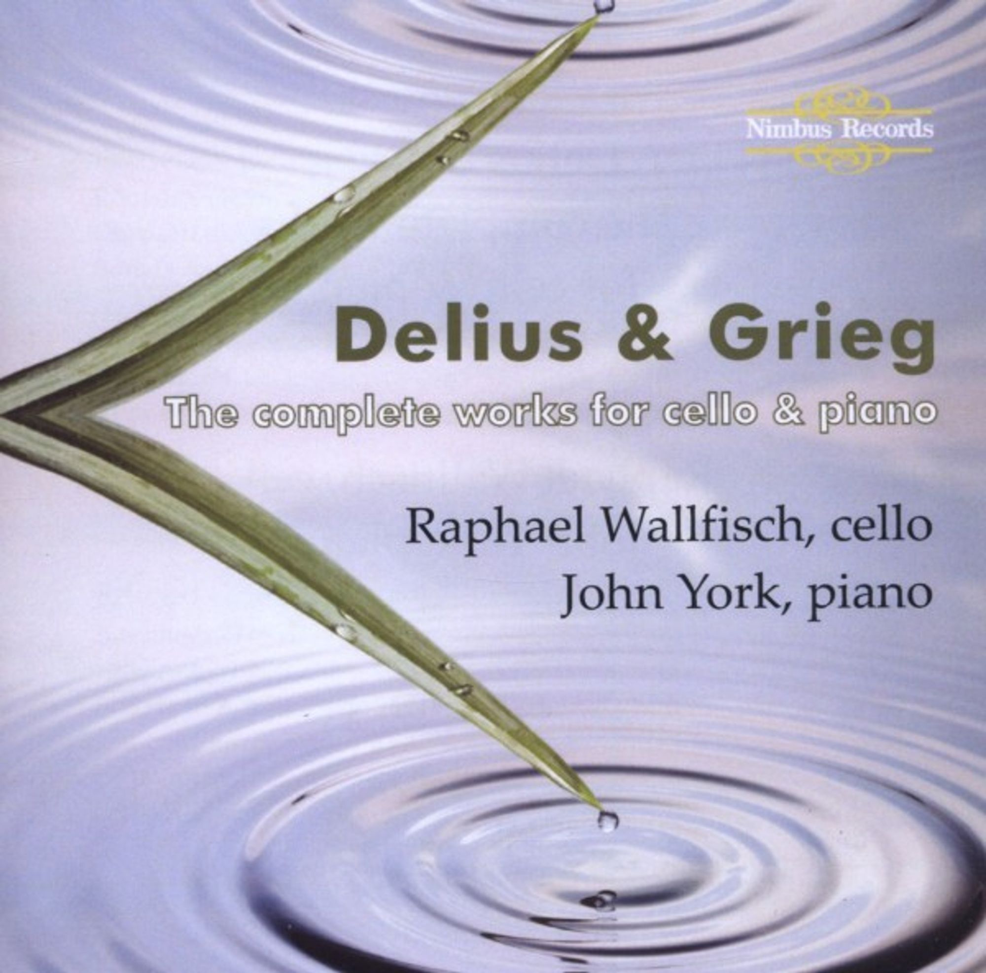 DELIUS/GRIEG: Works for Cello & Piano