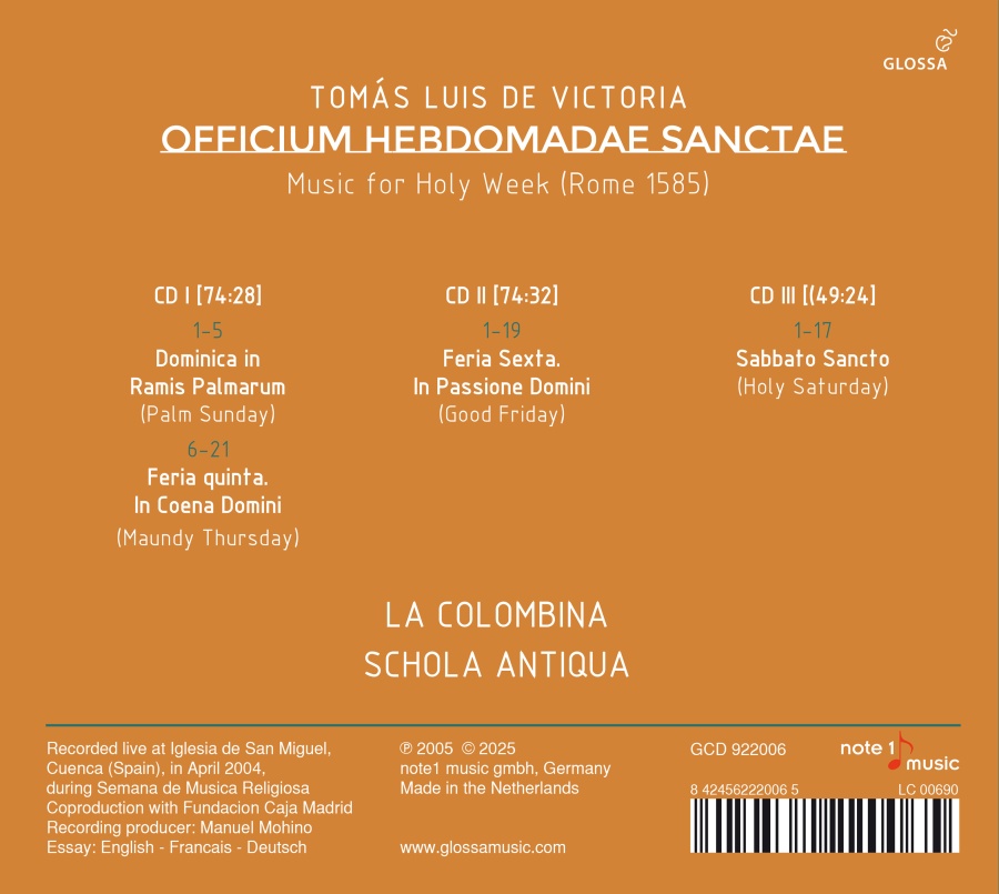 Victoria: Officium Hebdomadae Sanctae - slide-1