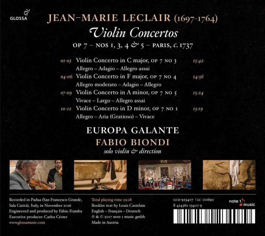 Leclair: Violon Concertos - slide-1