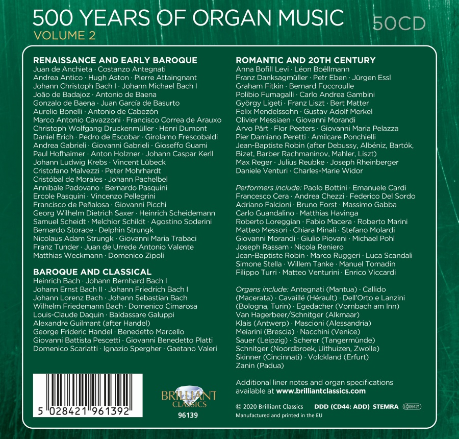500 Years of Organ Music vol. 2 - slide-1