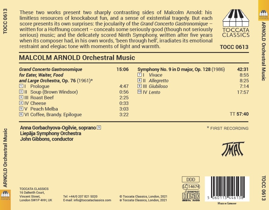 Arnold: Orchestral Music - slide-1