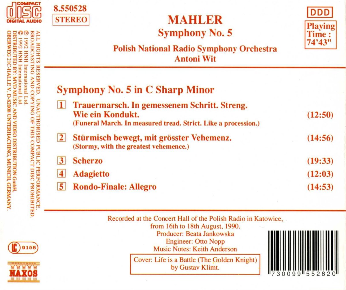 MAHLER: Symphony no. 5 - slide-1