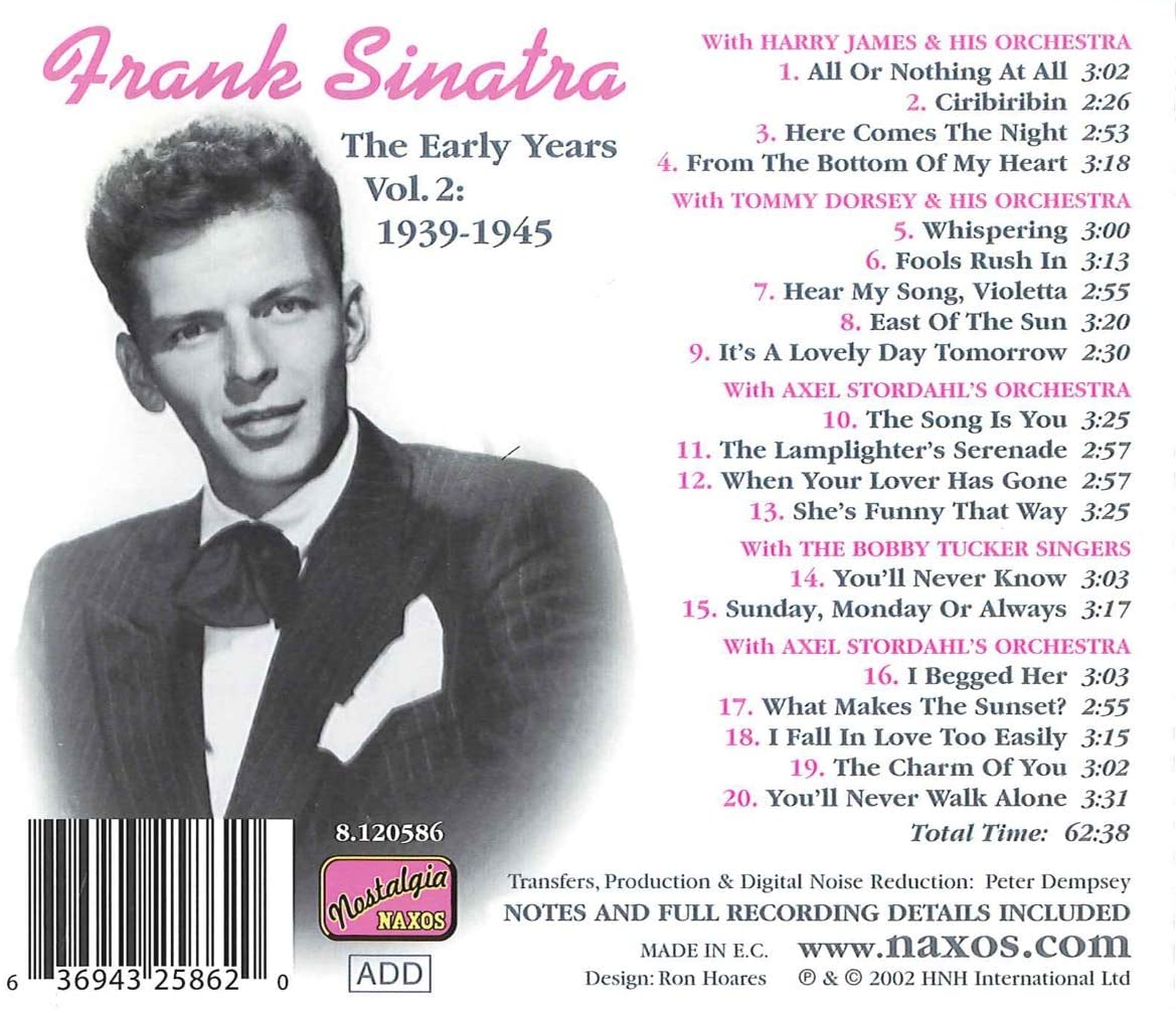SINATRA FRANK - THE EARLY YEARS vol. 2 - slide-1