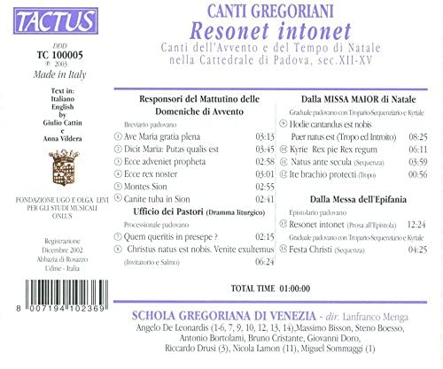 Canto Gregoriano - Resonet intonet - slide-1