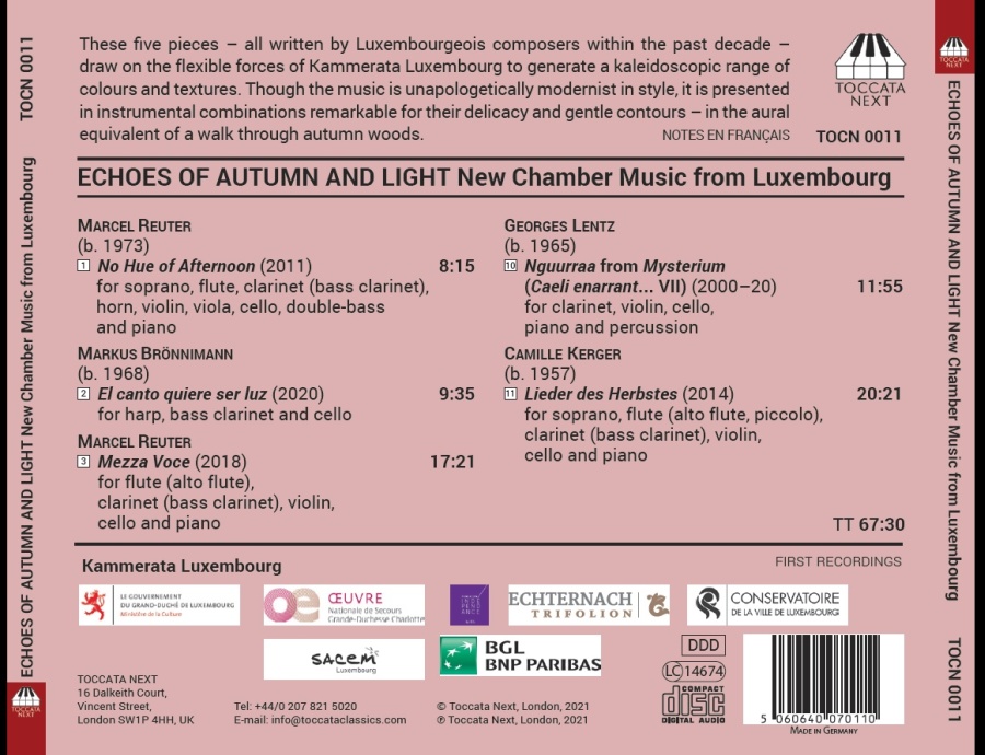 Echoes of Autumn and Light - New Chamber Music from Luxembourg - slide-1