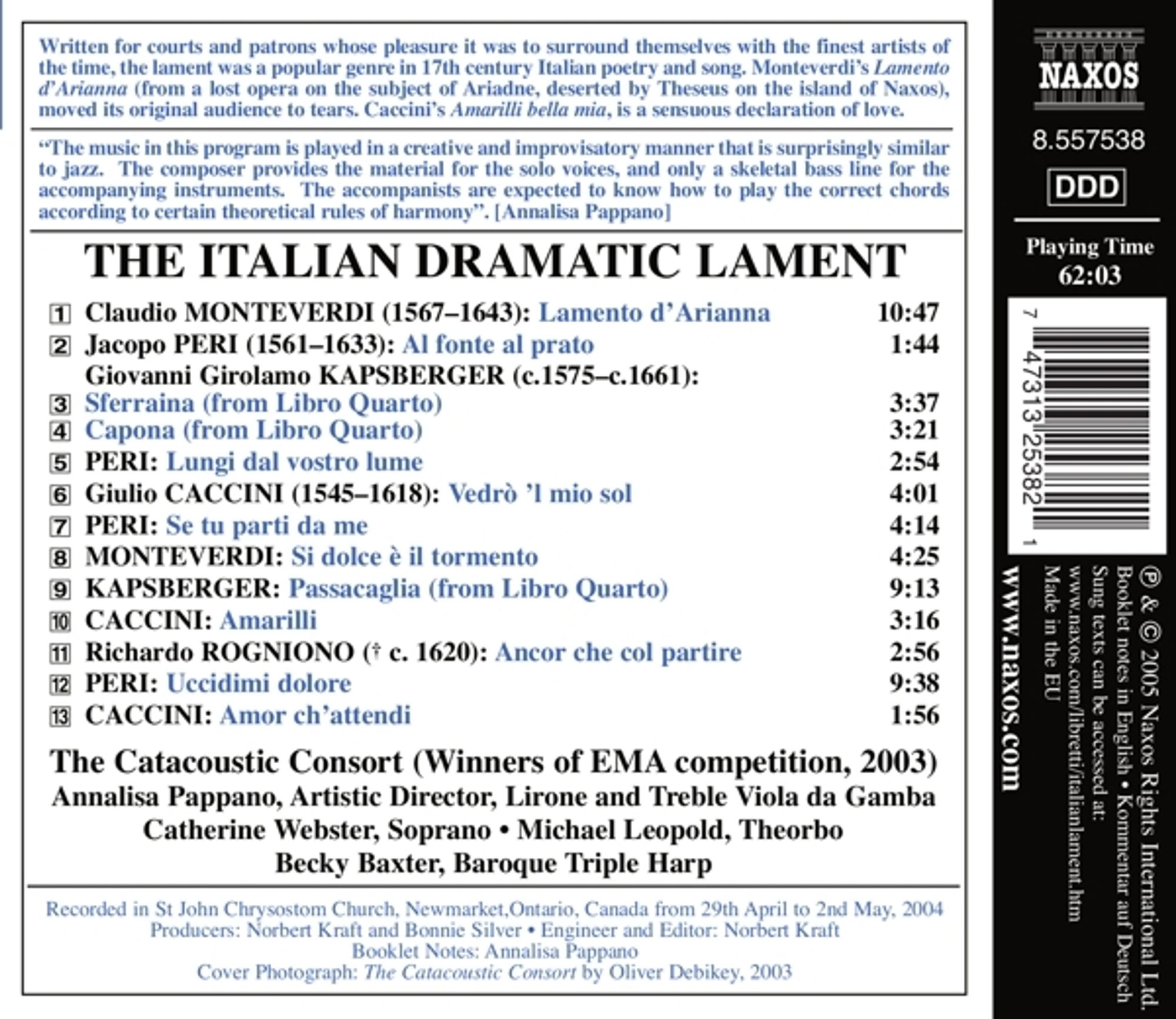 THE ITALIAN DRAMATIC LAMENT - slide-1