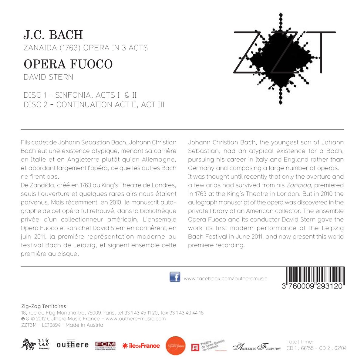 Bach, J.C.: Zanaida - slide-1