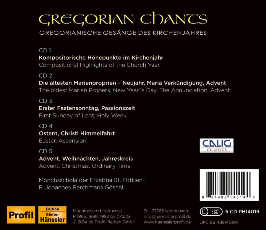 Gregorian Chants - chorał gregoriański wg roku liturgicznego - slide-1