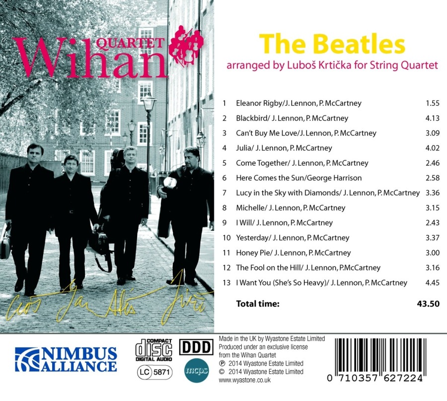 Beatles arranged for String Quartet - slide-1