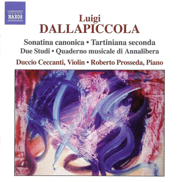 DALLAPICCOLA: Works for violin and piano