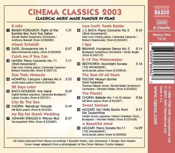 CINEMA CLASSICS 2003 - slide-1