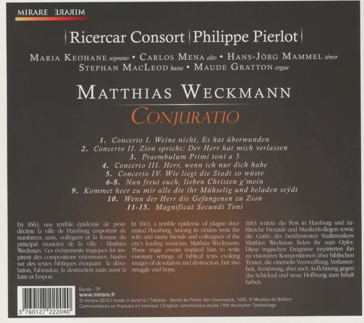 Weckmann: Conjuratio - muzyka wokalna i organowa - slide-1