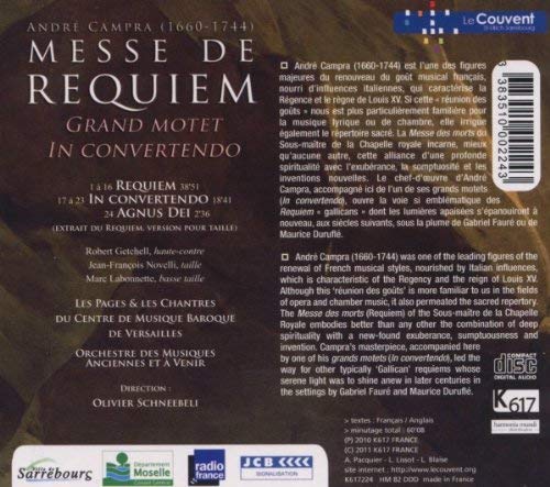 Campra: Requiem, In convertendo - slide-1