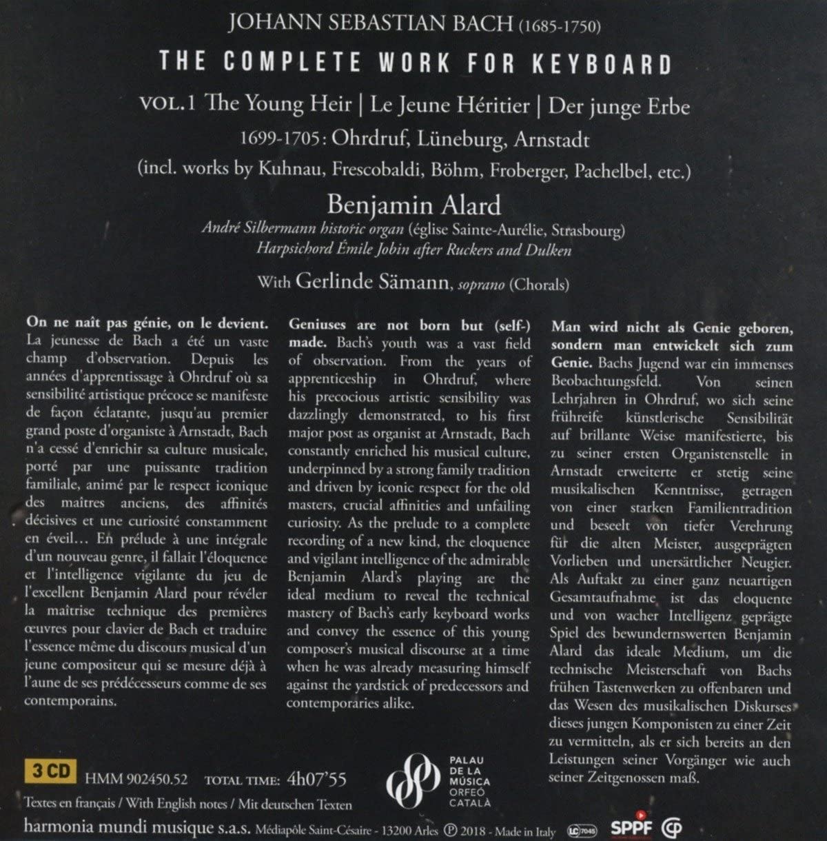 Bach: Complete Keyboard Edition vol. 1 - slide-1