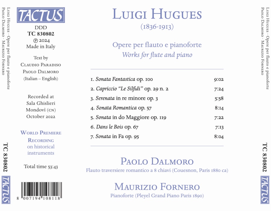 Hugues: Works for flute and piano - slide-1