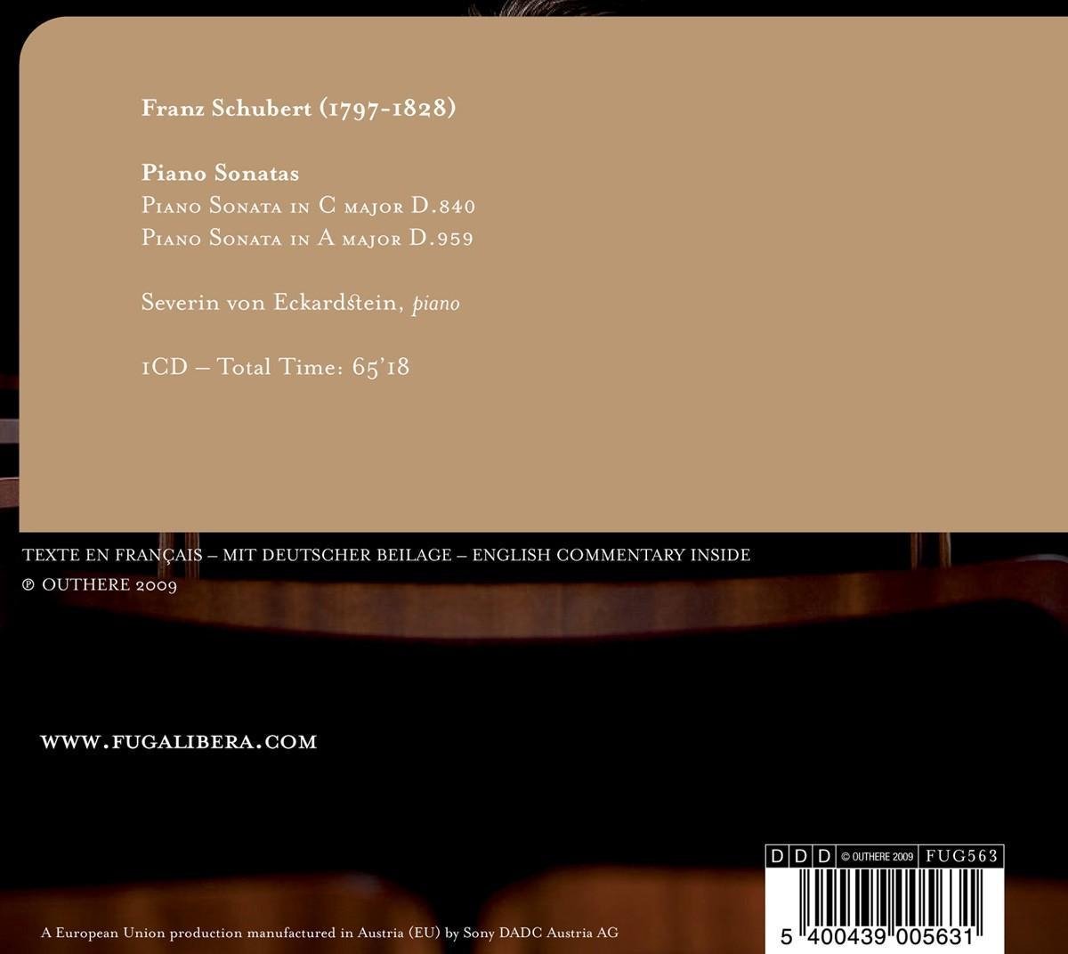 Schubert: Sonatas D 840 & D 959 - slide-1