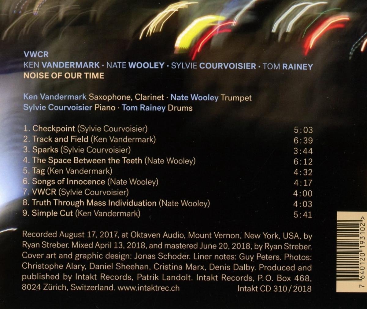 Vandermark/ Wooley/ Courvoisier/ Rainey / VWCR: Noise of our Time - slide-1