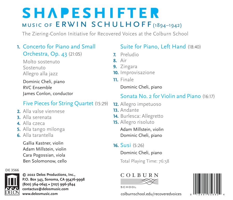 Shapeshifter - Music of Erwin Schulhoff - slide-1