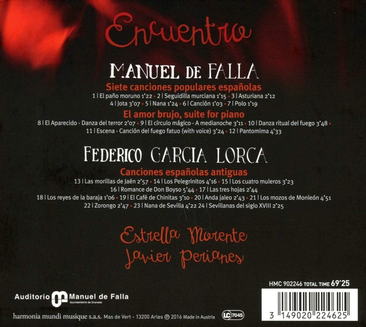 Falla – Encuentro: 7 Canciones populares; El Amor brujo + Lorca - slide-1