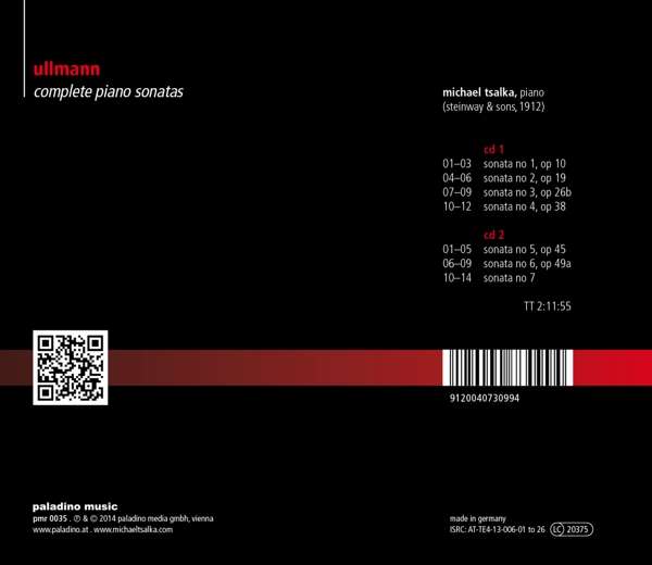 Ullmann: Complete Piano Sonatas - slide-1