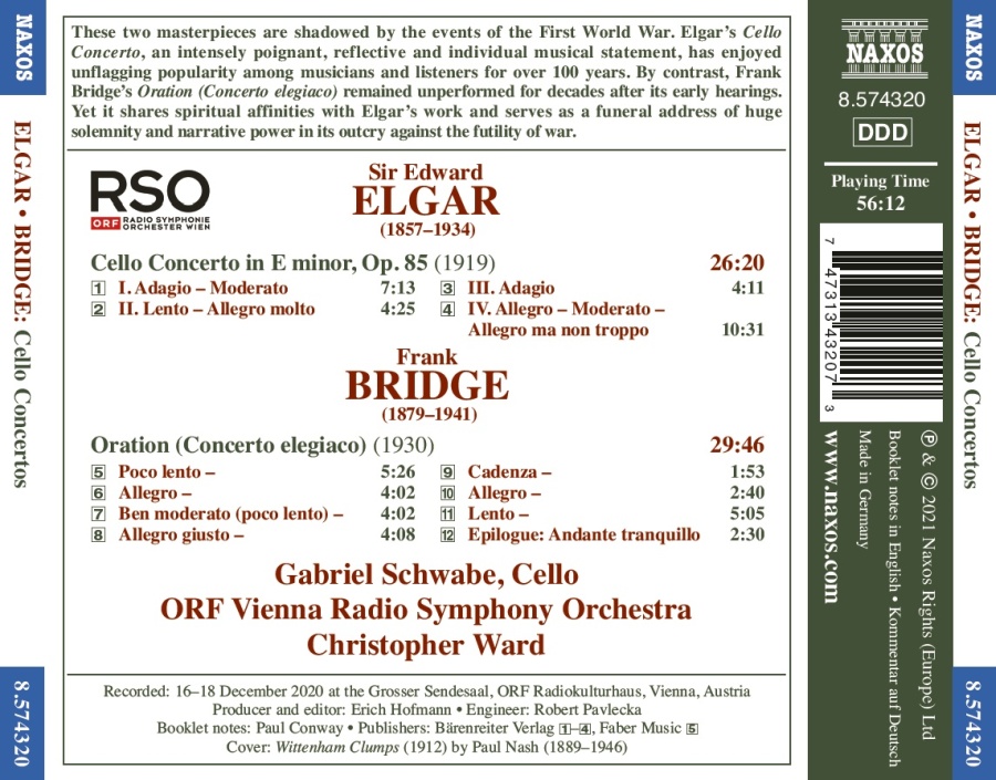 Elgar; Bridge: Cello Concertos - slide-1