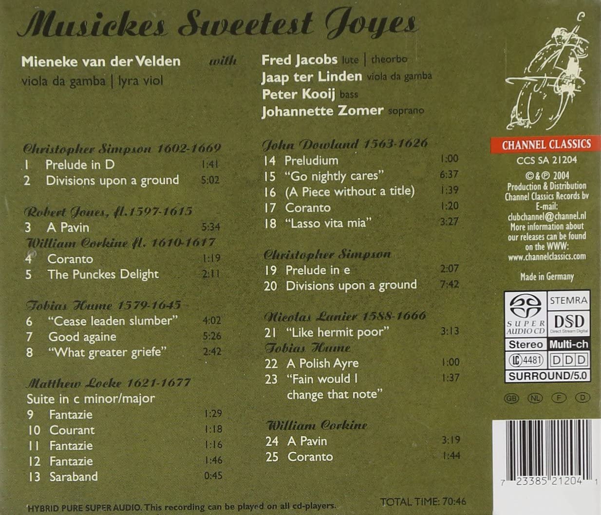 Musickes Sweetest Joyes - slide-1
