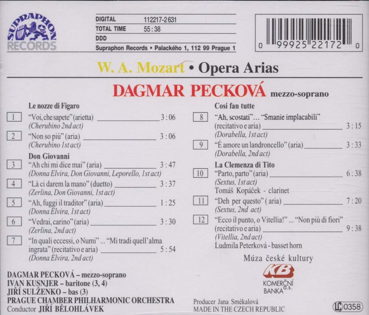 Mozart: Opera Arias from Figaro, Don Giovanni, Cosi fan tutte, La Clemenza di Tito - slide-1