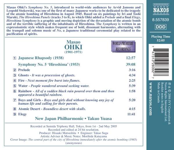 OHKI: Japanese Rhapsody; Symphony No. 5 'Hiroshima' - slide-1