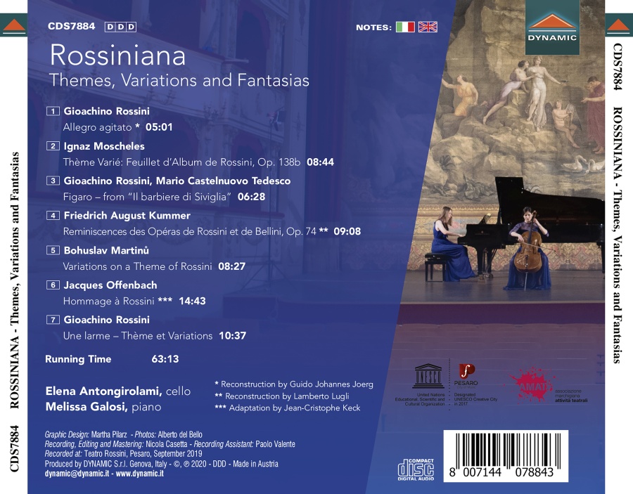 Rossiniana, Themes, Variations and Fantasias - slide-1