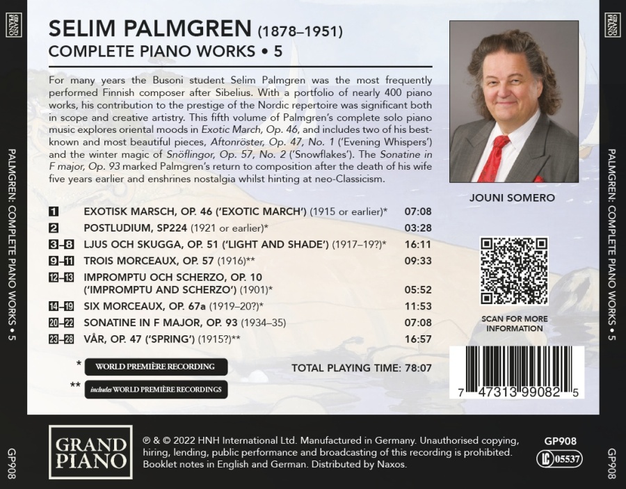 Palmgren: Piano Works Vol. 5 - slide-1