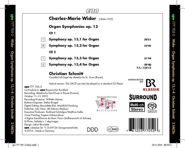 Widor: Organ Symphonies - slide-1