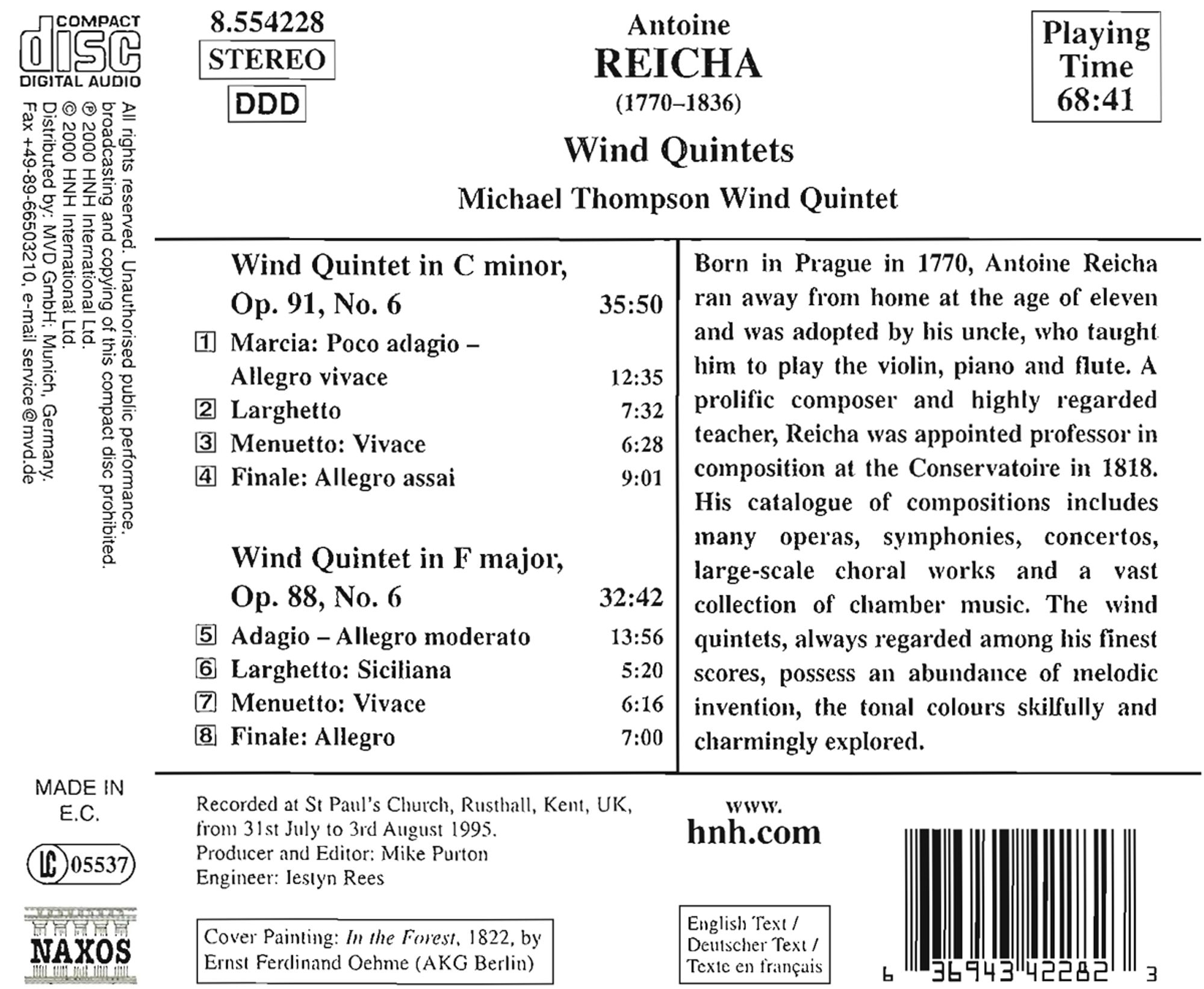 REICHA: Wind Quintets op.88 - slide-1