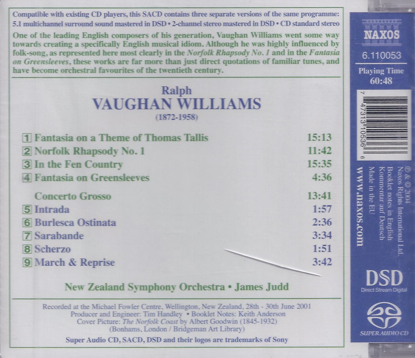 VAUGHAN WILLIAMS: Fantasia ... - slide-1