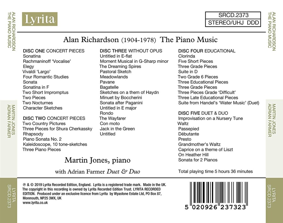 Richardson: Piano Music - slide-1