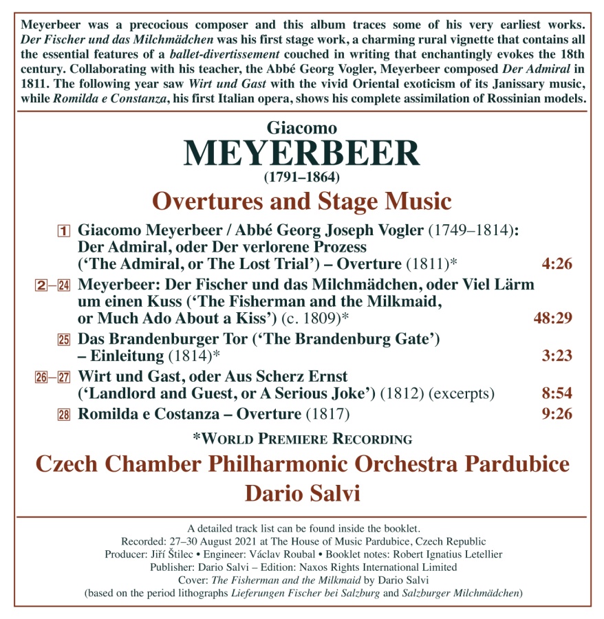 Meyerbeer: Overtures and Stage Music - slide-1