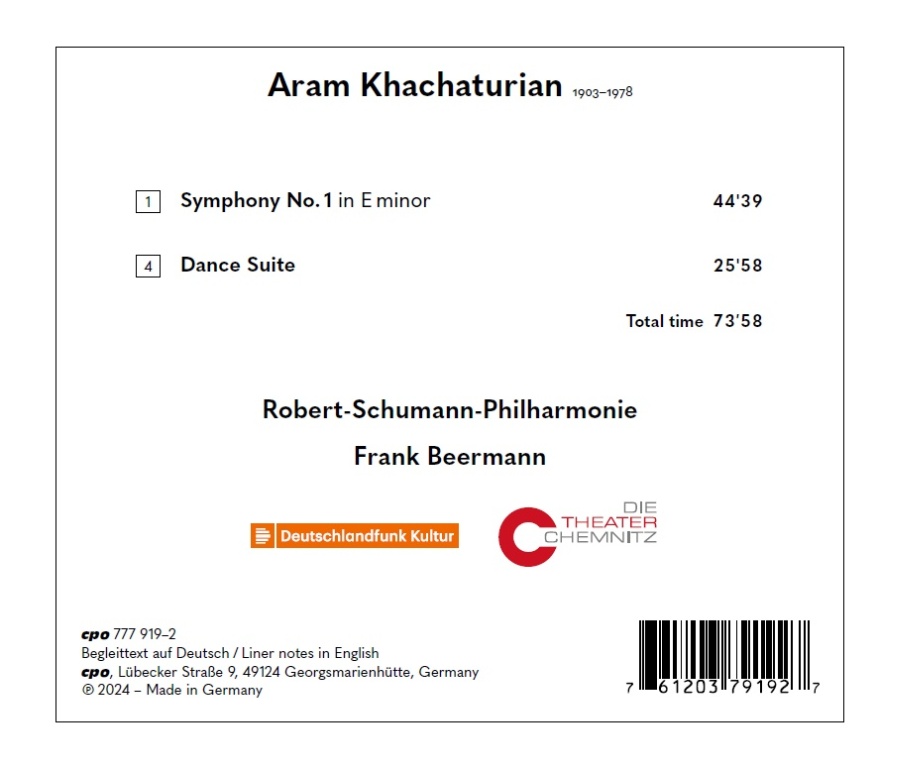 Khachaturian: Symphony No. 1; Dance Suite - slide-1